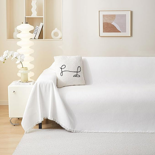MEETSKY Chenille Single Sofa Covers, Thick Soft Fabric by MEETSKY