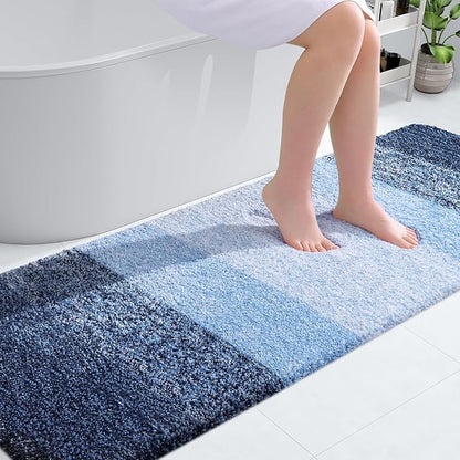 OLANLY Bathroom Runner Rugs 70x24, Extra Soft Absorbent Microfiber Bath Rugs by OLANLY