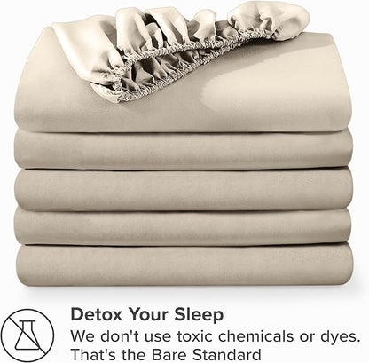 Bare Home 5-Pack Fitted Bottom Ultra-Soft Sheets King - Image 7