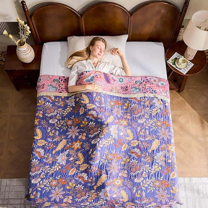 Boho Blanket, 100% Cotton Farmhouse Decorative Throw Blanket - Image 8
