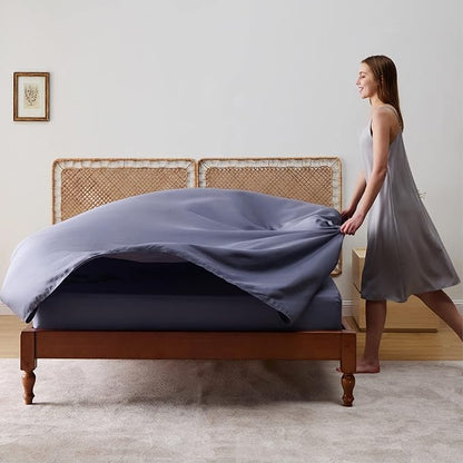 Bedsure California King Sheet Sets, Cooling Sheets, Rayon Derived from Bamboo - Image 3