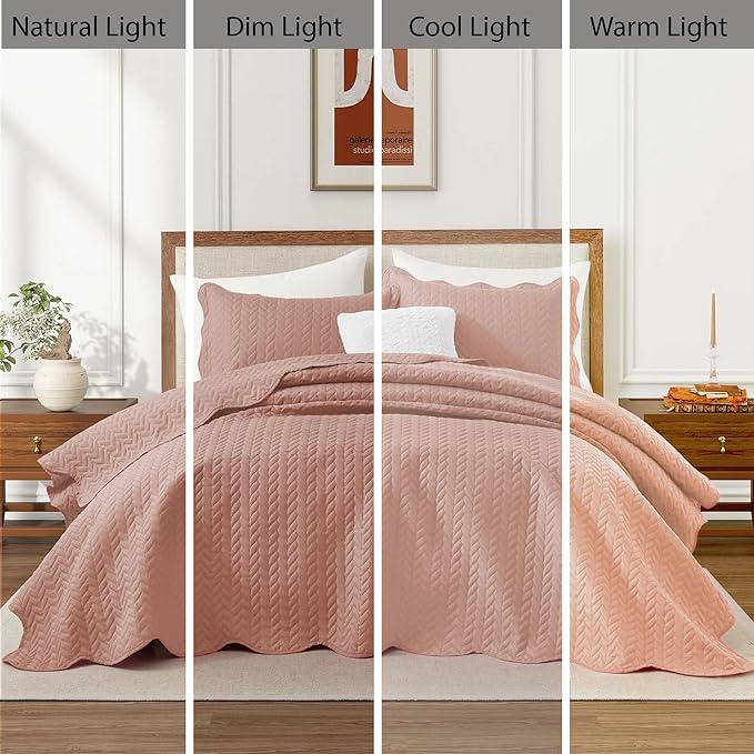IR Imperial Rooms California King Quilt Bedding Set Size + 2 Pillow Shams - Image 9