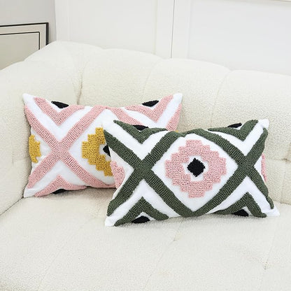 Boho Accent Lumbar Pillow Covers 12x20 - Image 7