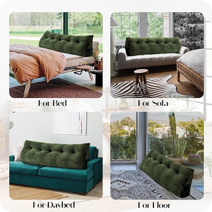 Large Bolster Triangular Headboard Wedge Backrest Positioning Support Bed Rest - Image 5
