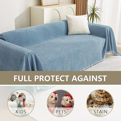 MYSKY HOME Couch Cover Sofa Covers, Sectional Couch Covers - Image 4