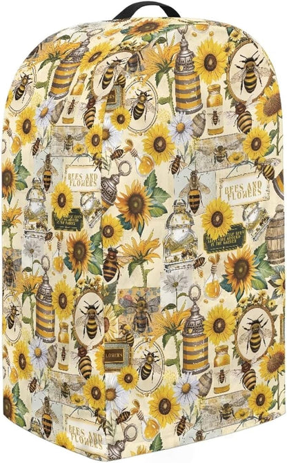 Blender Cover Stand Mixer Covers Sunflower Bee Anti Fingerprint Dust Covers - Image 3