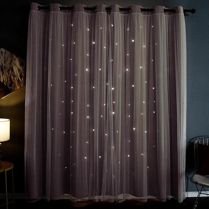 Kinryb Princess Curtains for Girls Bedroom - Image 8