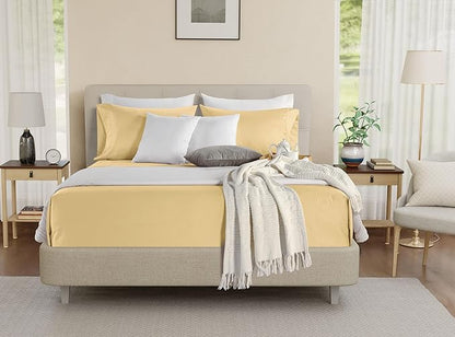 100% Cotton Sheets For King Size Bed, 800 Thread Count Breathable Bed Sheets - Image 2