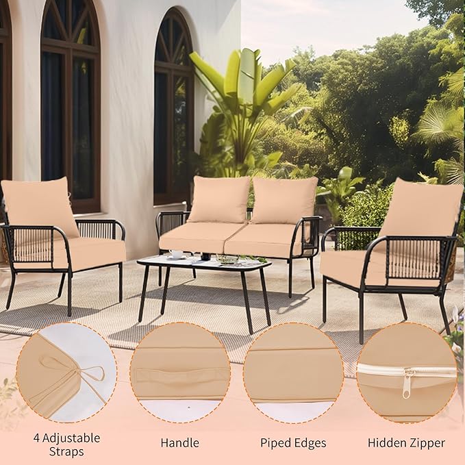 Outdoor Deep Seat Cushions 19x19'' - Image 3