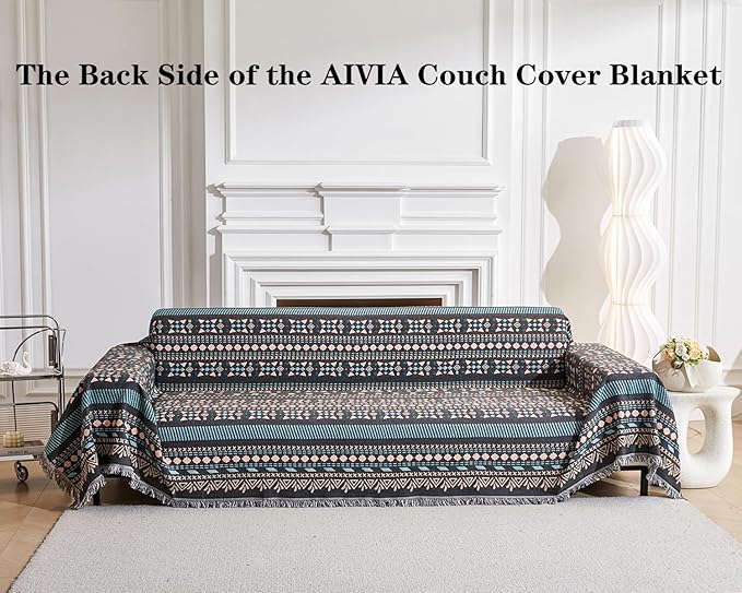 AIVIA Couch Cover Sheet Blanket, Oversized Covers - Image 7