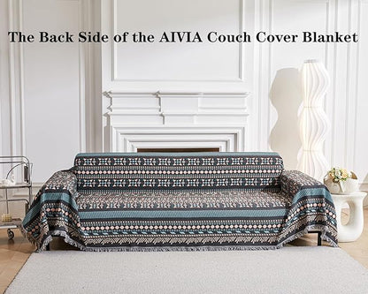 AIVIA Couch Cover Sheet Blanket, Oversized Covers - Image 7