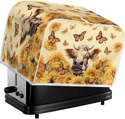 Sunflower Butterfly Butterfly Printed Toaster Cover - Image 6