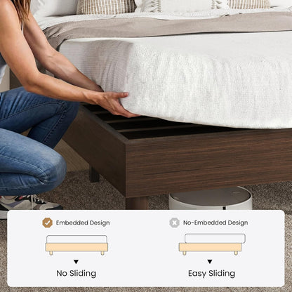 sha cerlin full size wood platform bed, 7.9", package contents