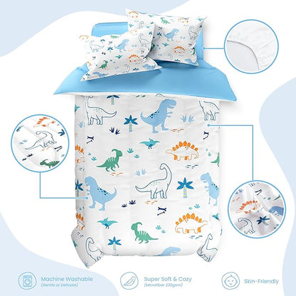 SANDJEST Dinosaur Duvet Cover Sets Full Size - Image 3
