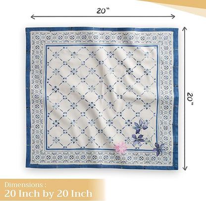 Maison d' Hermine Cloth Napkins Set of 4 100% Cotton Everyday Reusable Square - Image 4