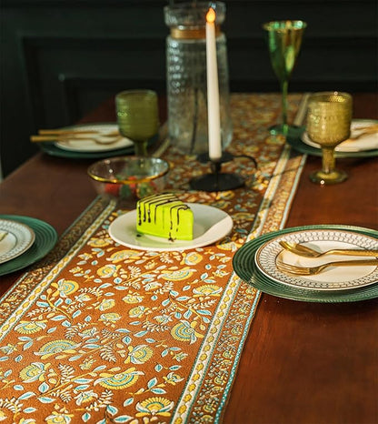 13×72 Inch Table Runner, Retro-Luxury Tassels Series - Image 8