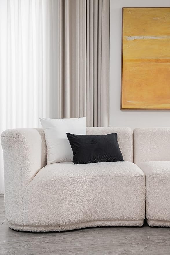 26x26 Euro Pillow Covers : 2 Pack Cozy Soft Velvet Oversized Couch Pillow Shams - Image 4