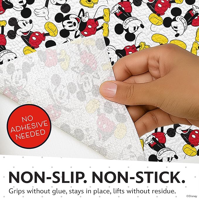 Disney Non Adhesive Shelf Liner – 18”x 10 ft Water-Resistant Drawer Liners - Image 5