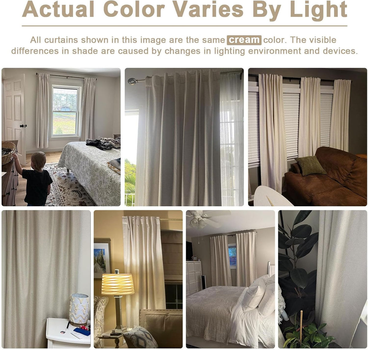 linen textured total blackout curtains for bedroom 84, view 9