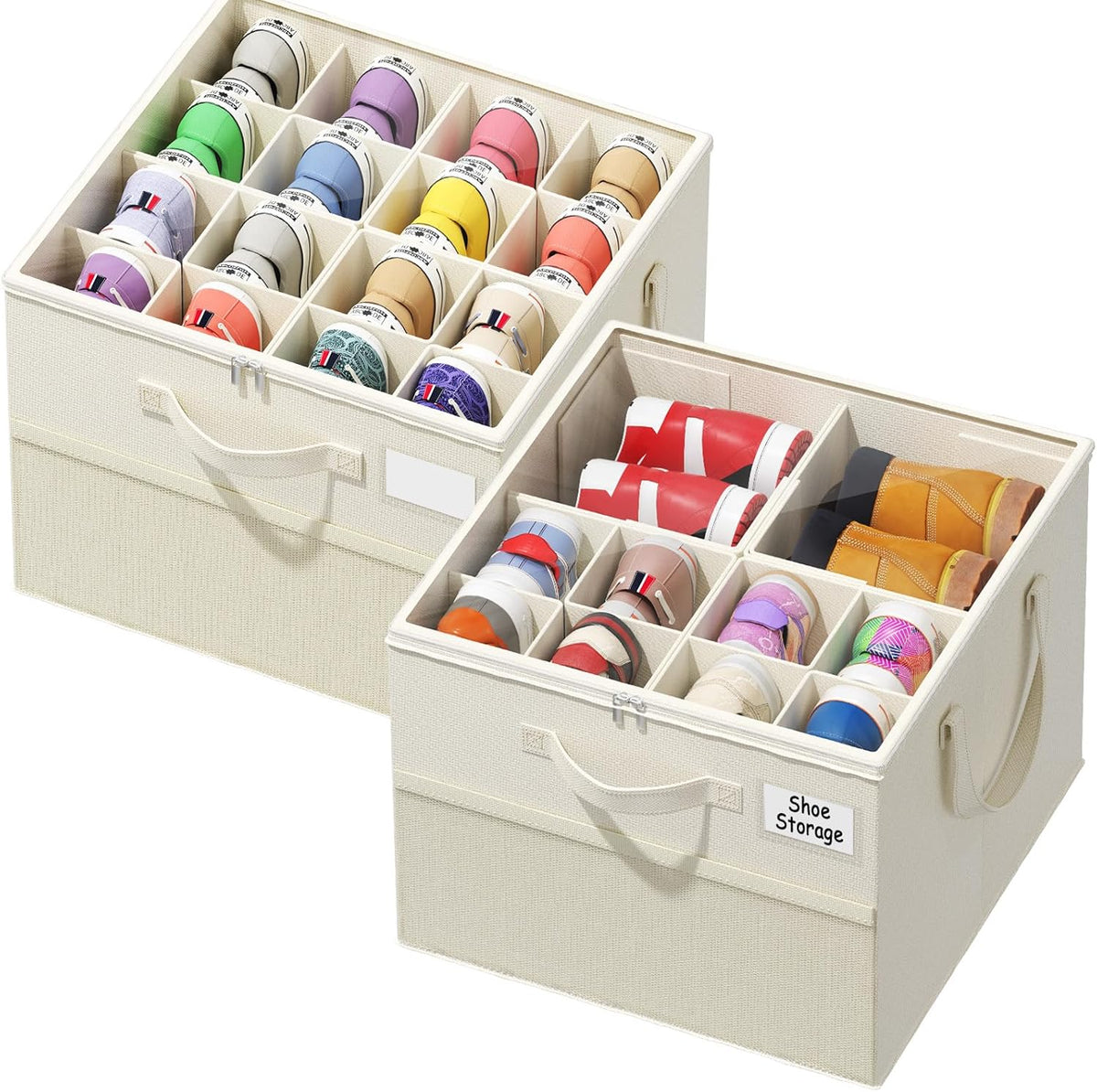 plus size 2 pack shoe organizer for closet, main product view