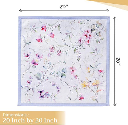 Maison d' Hermine Cloth Napkins Set of 4 100% Cotton Everyday Reusable Square - Image 4