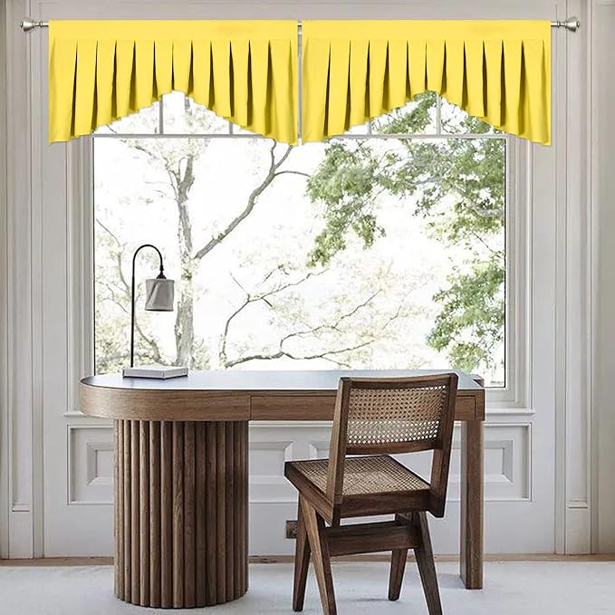 Brilliant Yellow Window Valance - Image 2