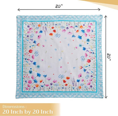 Maison d' Hermine Cloth Napkins Set of 4 100% Cotton Everyday Reusable Square - Image 4