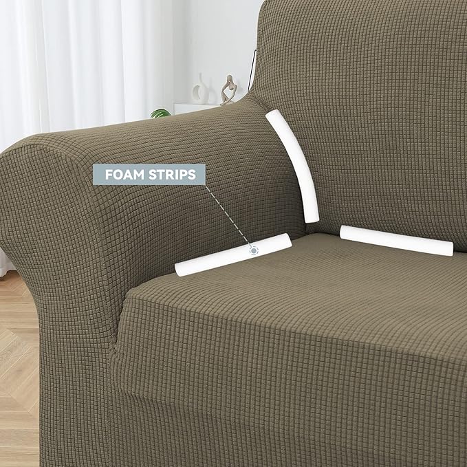 LURKA Stretch Oversized Sofa Slipcovers 1 Piece Couch Covers - Image 3