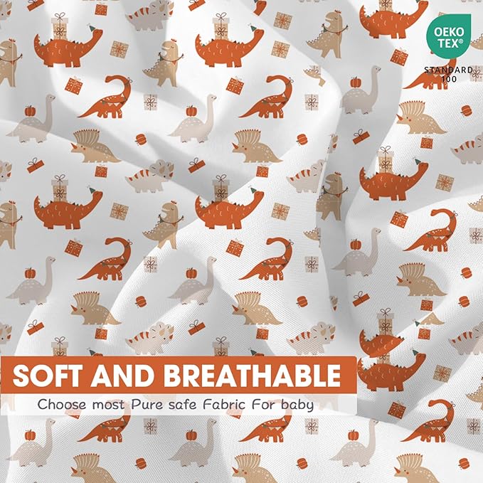Bimocosy Crib Sheets 4 Pack, Baby Crib Sheets Fitted - Image 7