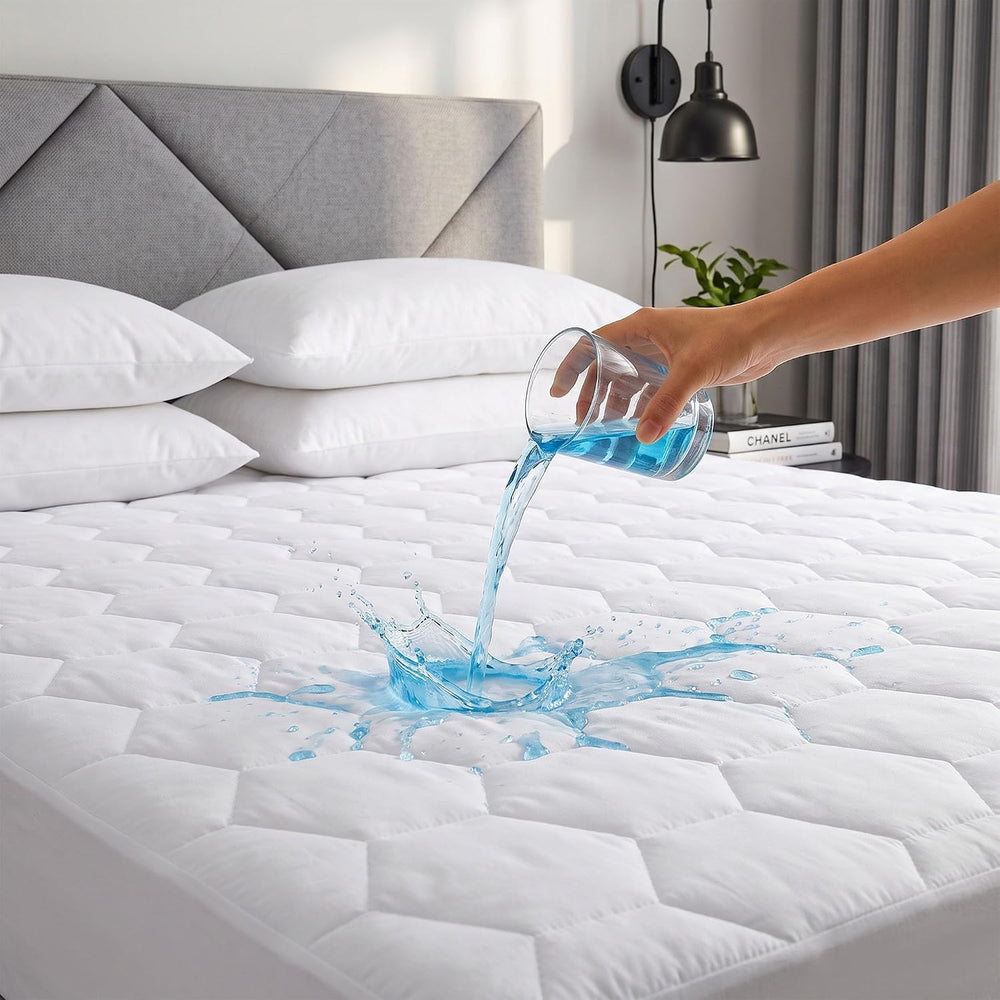 Softhour Twin XL Mattress Protector, Quilted Waterproof Mattress Protector
