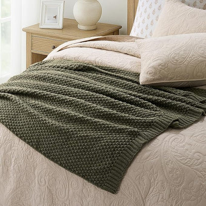 EVERGRACEHOME Chunky Chenille Knit Throw Blanket - Image 4