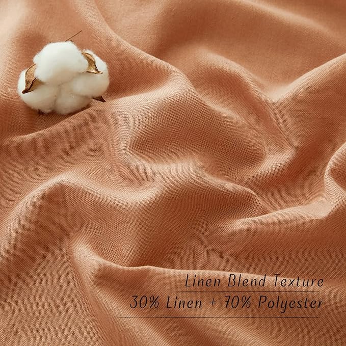 NICETOWN Linen Curtains 96 inches Long - Image 2