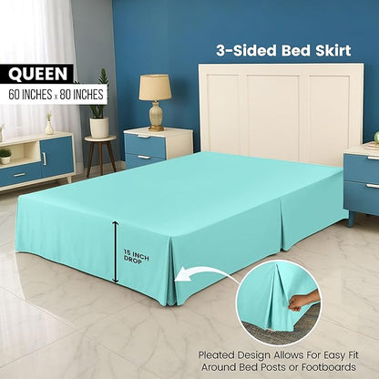 Utopia Bedding Queen Bed Skirt - Image 2