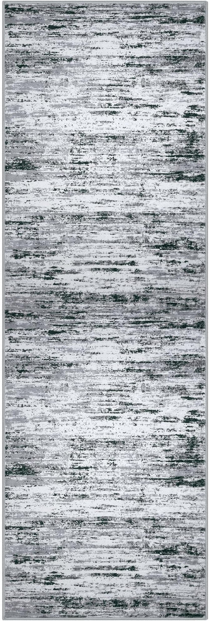 Modern Abstract Runner Rug 3x8 - Image 9