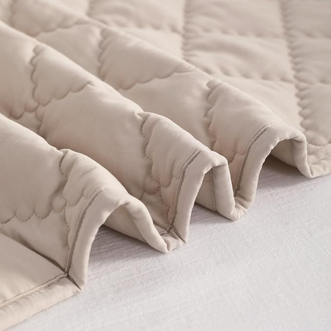 NTBAY Down Alternative Oversized Toddler Comforter, Super Soft and Warm Solid - Image 5