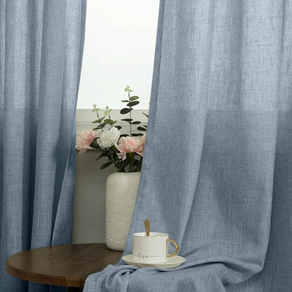 Pitalk Blue Curtains 108 Inches Long - Image 3