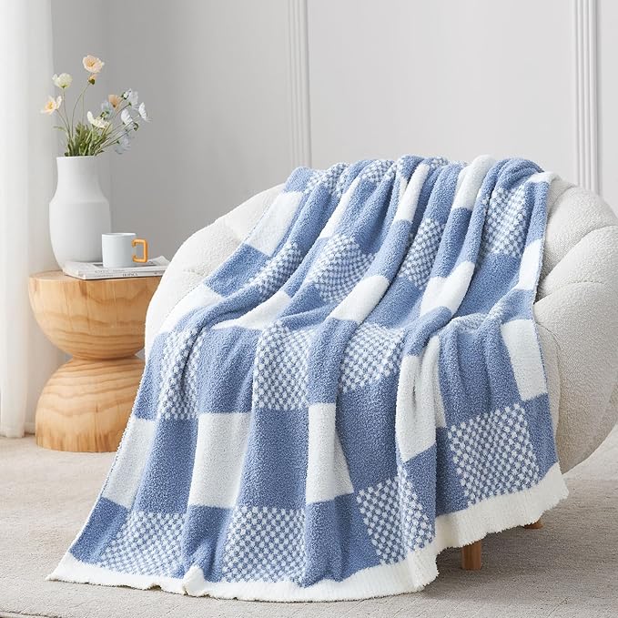 Snuggle Sac Checkered Blanket, 50x60 inches by SnuggleSac