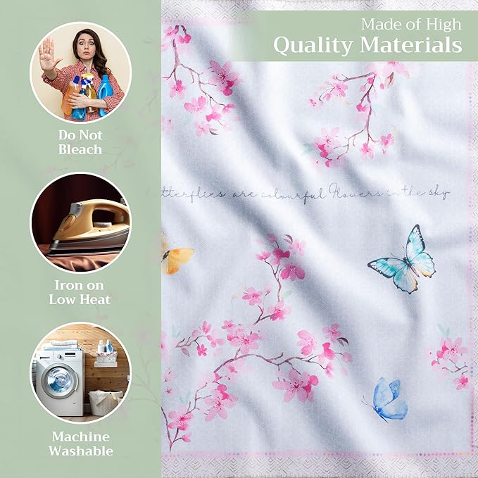 Maison d' Hermine Cloth Napkins Set of 4 100% Cotton Everyday Reusable Square - Image 3