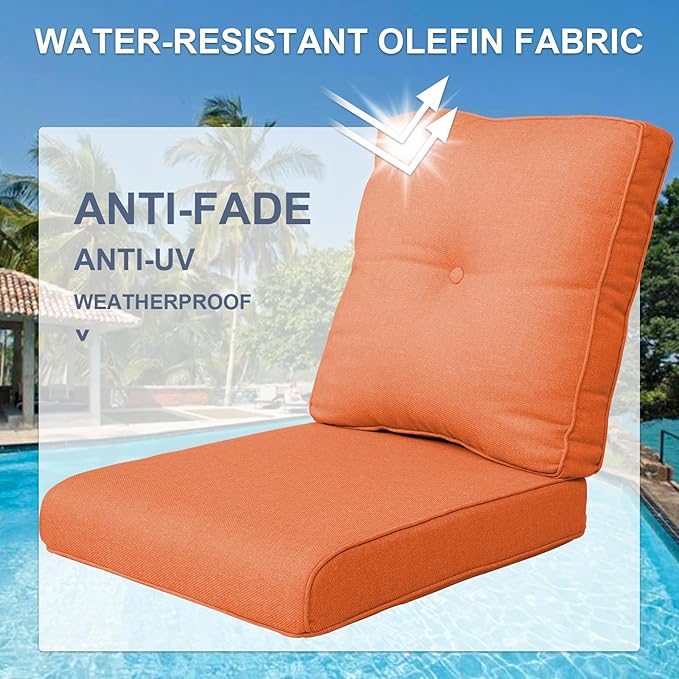 Rilyson Patio Cushions for Outdoor Furniture - Image 4