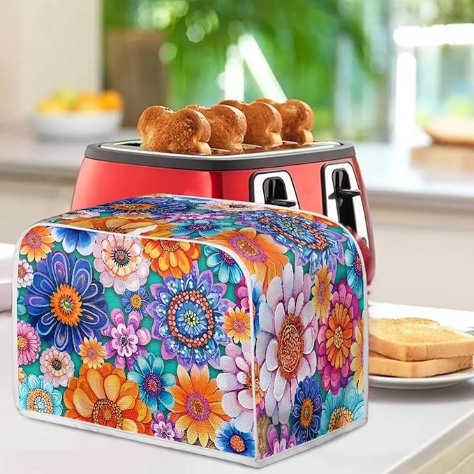 Boho Mandala Floral Blender Cover Toaster Cover Washable Dust Cover Dustproof - Image 6