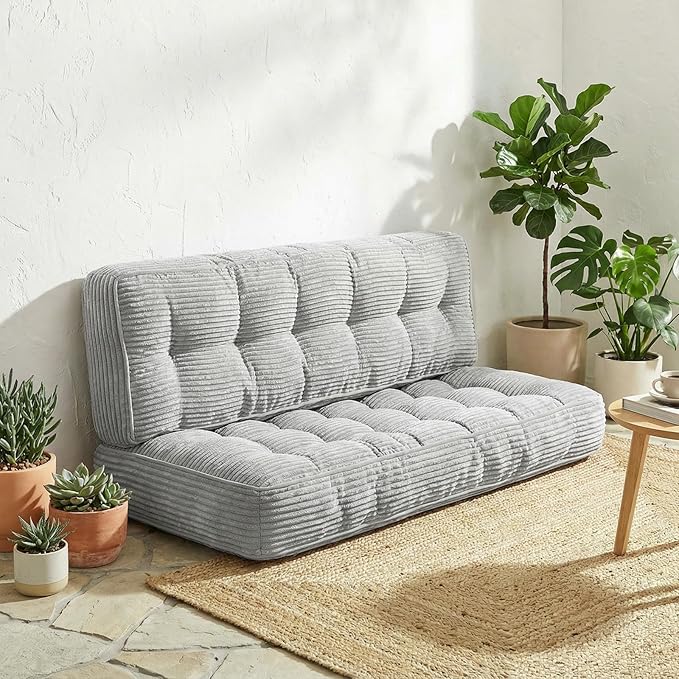 63 Inch Folding Sofa Bed Convertible Chair, 2-in-1 Convertible Boneless Sofa - Image 6