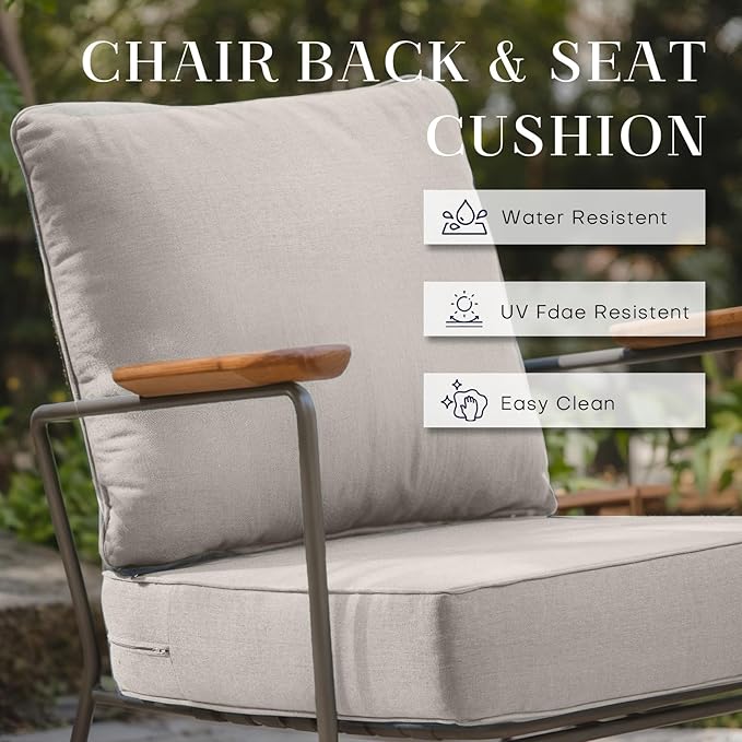 Rilyson Patio Cushions for Outdoor Furniture - Image 3