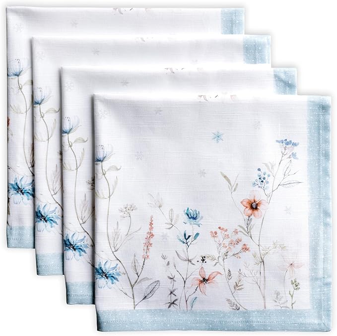 Maison d' Hermine Cloth Napkins Set of 4 100% Cotton by MaisondHermine