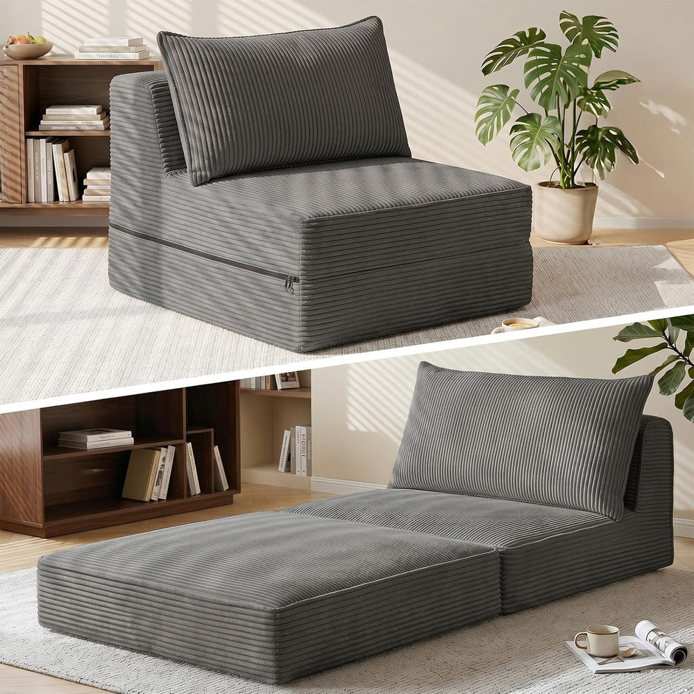 Erament Folding Sofa Bed, 8" Convertible Sleeper Sofa Fold Out Chair Bed...
