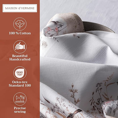 Maison d' Hermine Cloth Napkins Set of 4 100% Cotton Everyday Reusable Square - Image 2