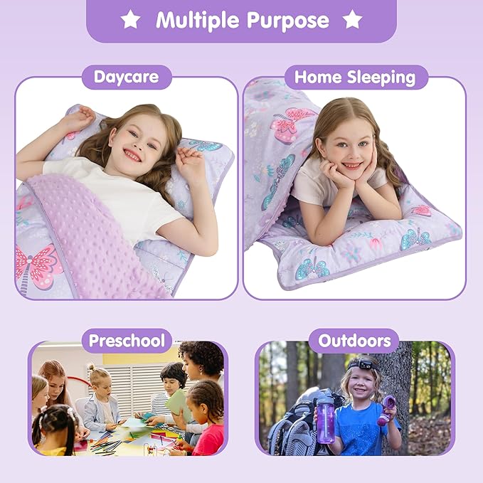 Viviland Toddler Kid Nap Mat for Preschool, Slumber Bag - Image 7