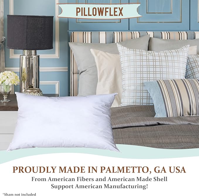 Pillowflex Synthetic Down Pillow Insert - Image 4