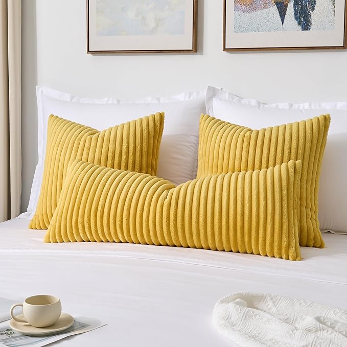 Kevin Textile Soft Plush 14x36 Inch Long Lumbar Pillow Cover 1 Pack, Luxury - Image 5