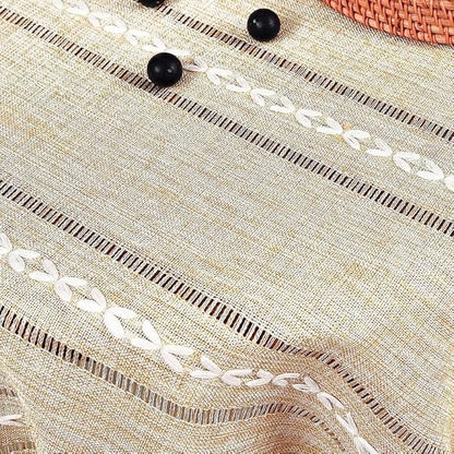 Bedside Table Cloth with Tassel Small Table Cover - Image 5