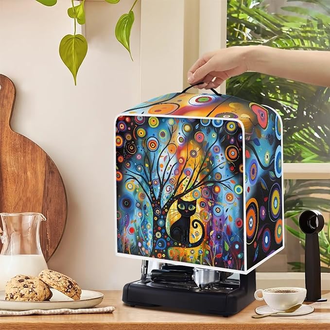 Modern Art Cat Coffee Maker Covers - Image 4